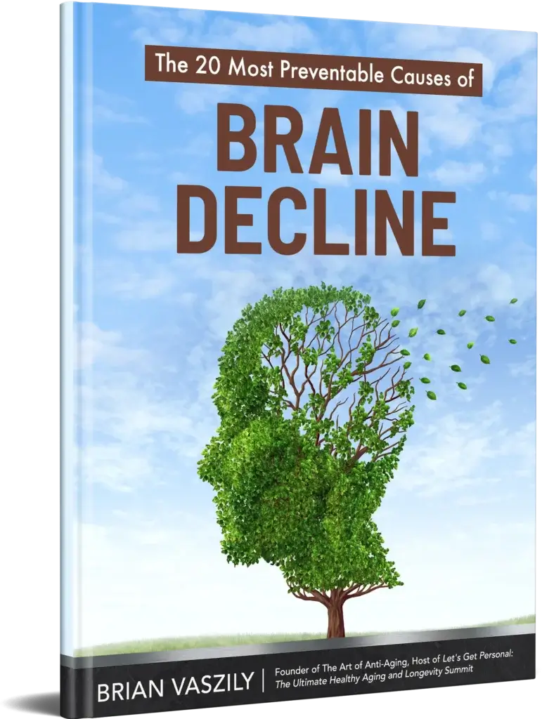 The 20 Most Preventable Causes of BRAIN DECLINE report cover