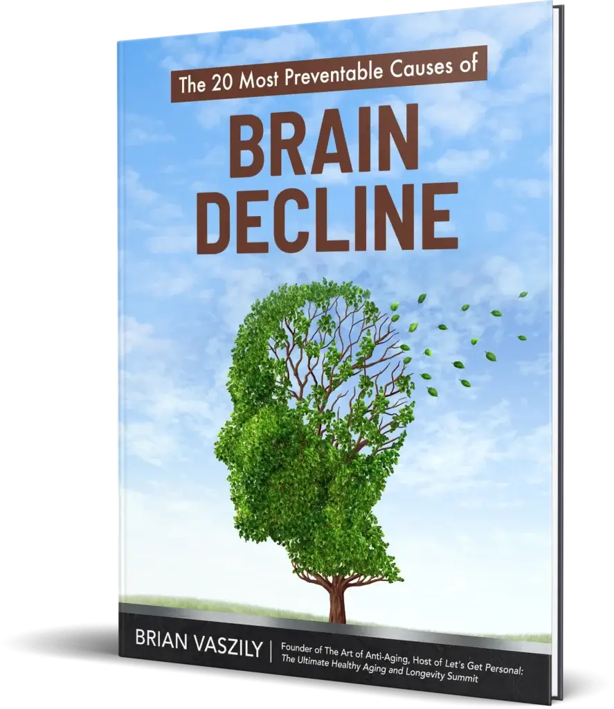 The 20 Most Preventable Causes of BRAIN DECLINE report cover