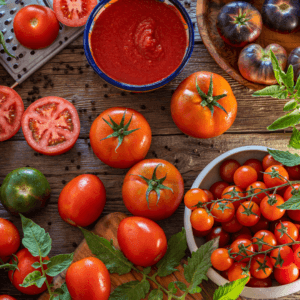 tomatoes for sun burn 