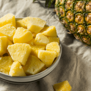 Frozen pineapple 