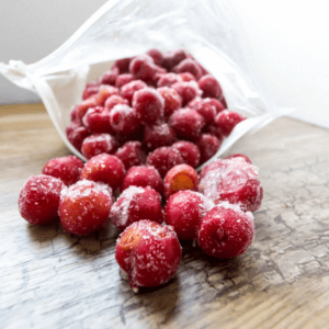 Frozen cherries