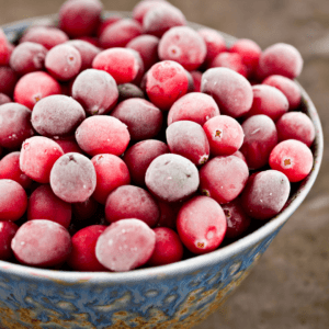 Frozen cranberries 