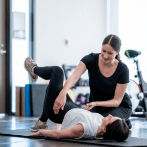 Professional guidance from a workout specialist