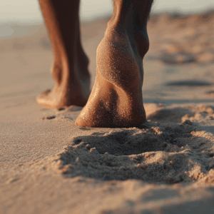 Sensory input of feet