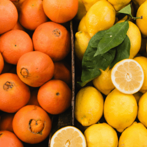 Orange and yellow foods