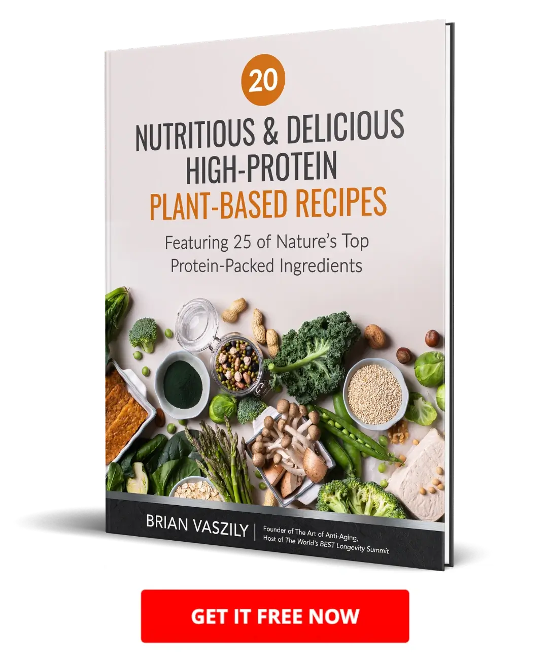 Cover of Nutritious and Delicious High-Protein Plant-Based Recipes book