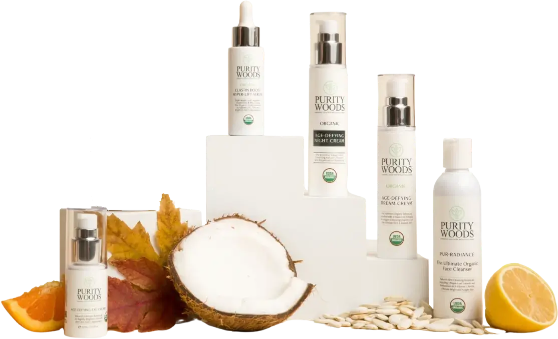 skincare product lineup