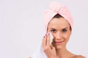 drying skin on face