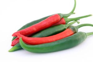 hot peppers anti-aging